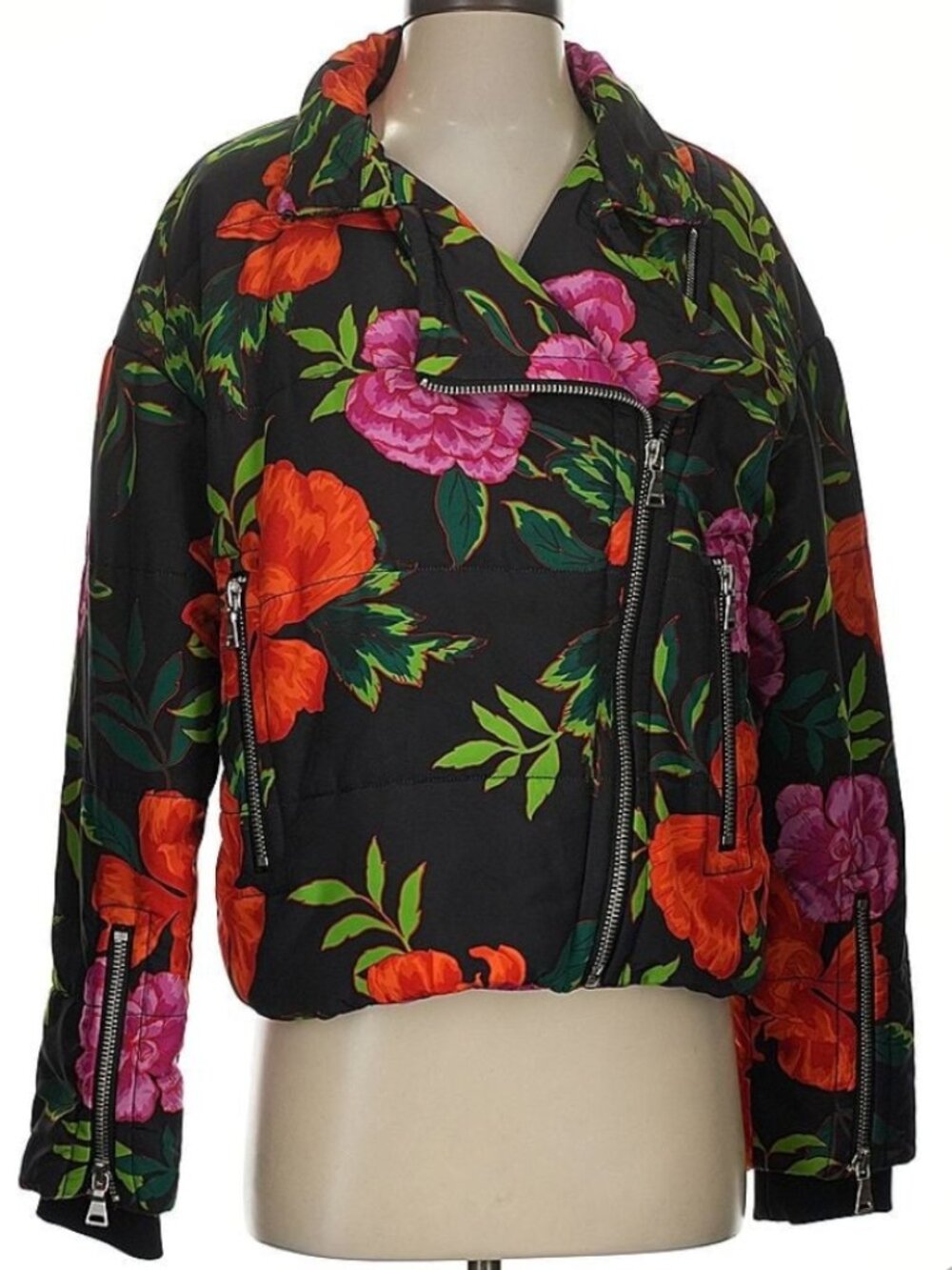 Floral Puffer Jacket
